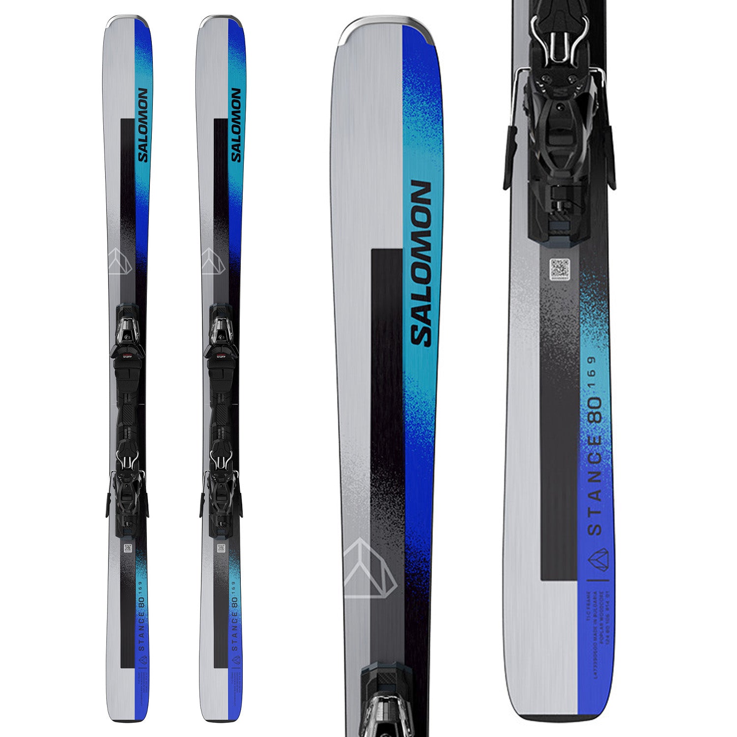 Salomon Stance 80 Skis + M11 GW Bindings 2025 – evo