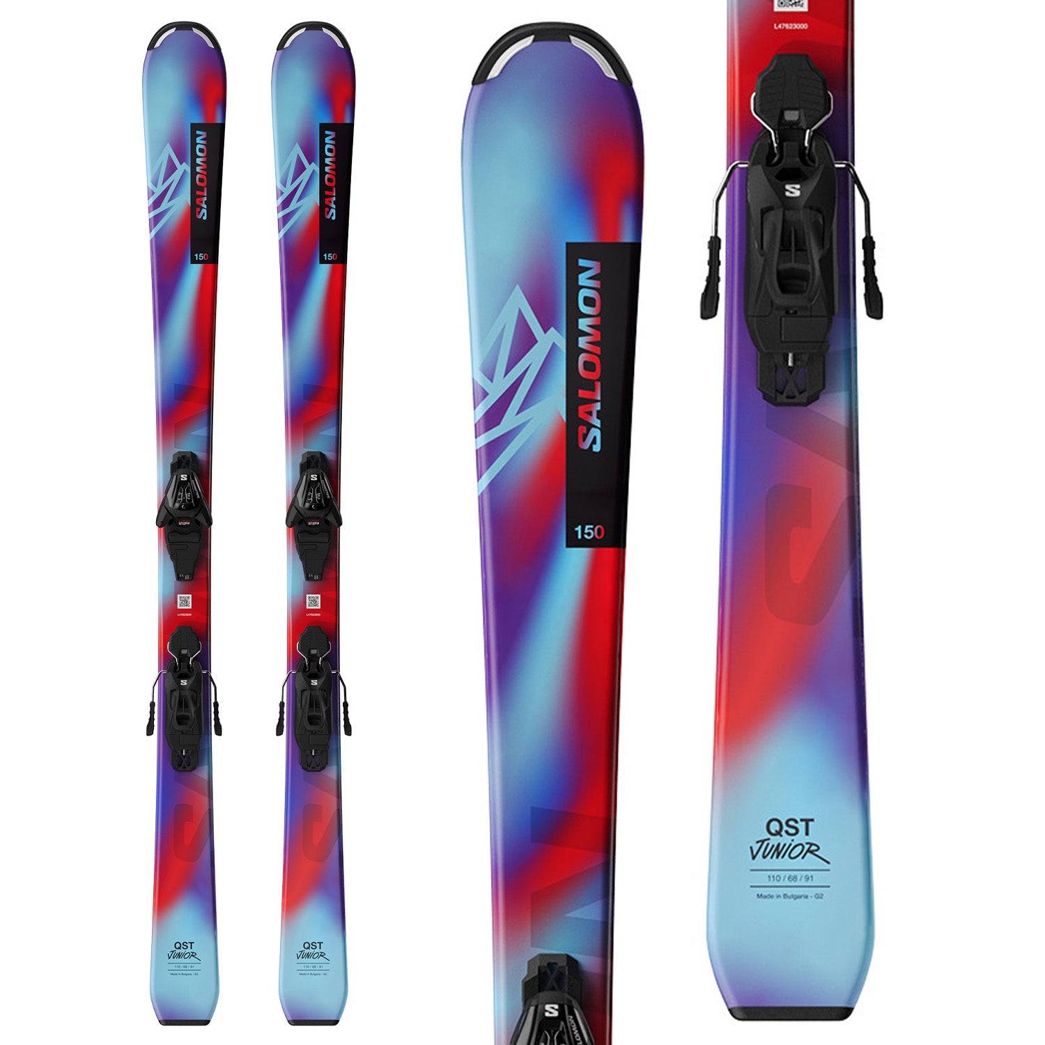 Salomon QST Jr M Skis + L6 GW Bindings - Kids' 2026 – evo