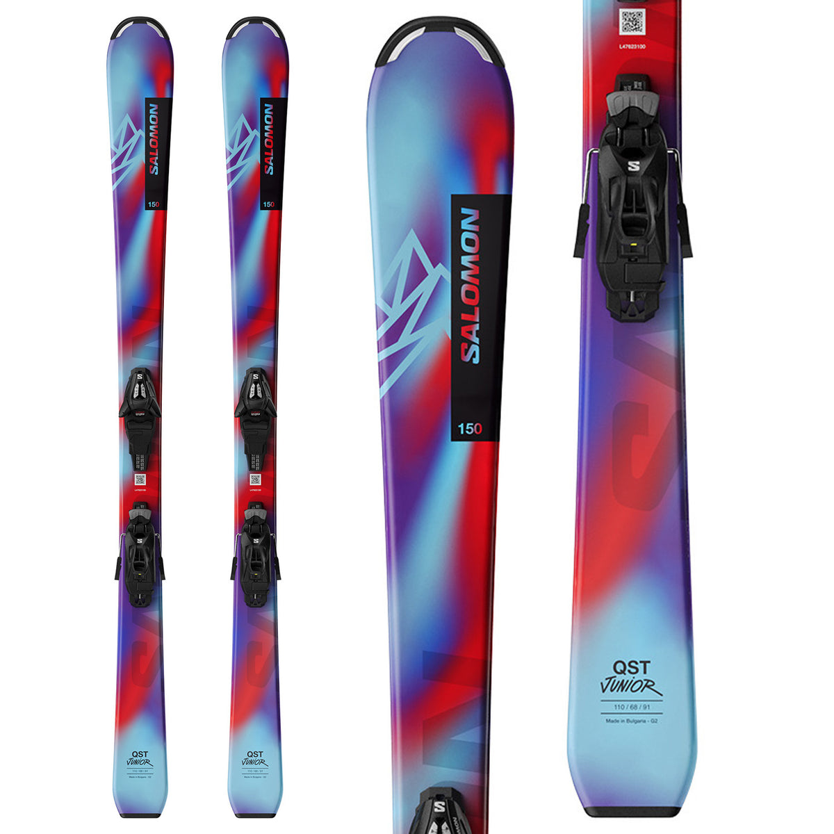 Salomon QST Jr S Skis + C5 GW Bindings - Kids' 2026