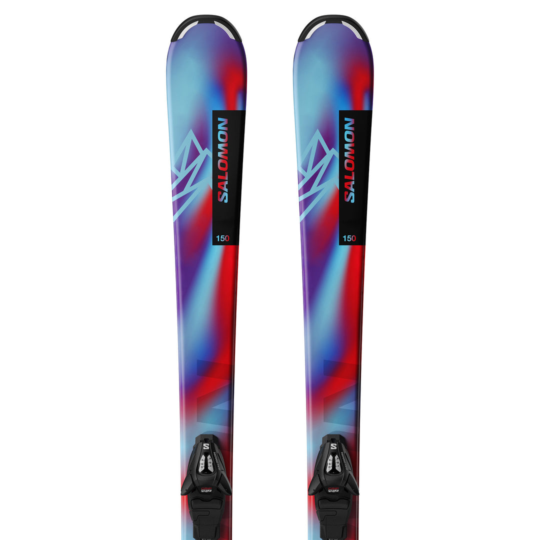 salomon grip 5 skis Salomon QST Jr S Skis + C5 GW Bindings