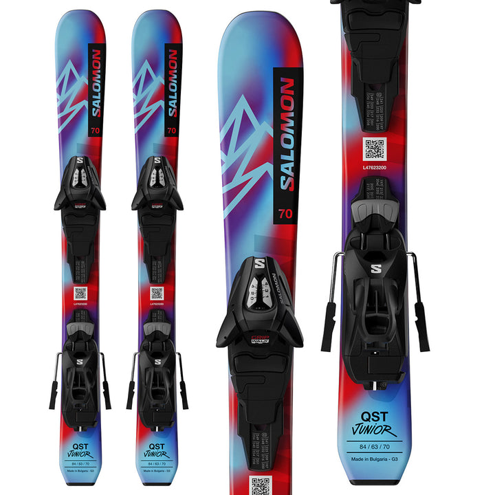 Salomon QST Jr XS Skis + C5 GW Bindings - Kids' 2026