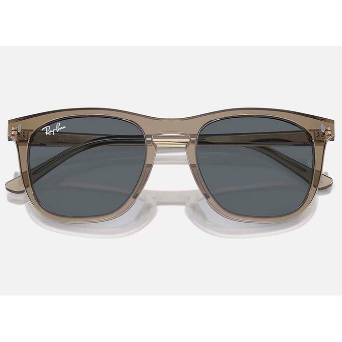 Ray Ban RB2210 53 Sunglasses Transparent Brown/Blue