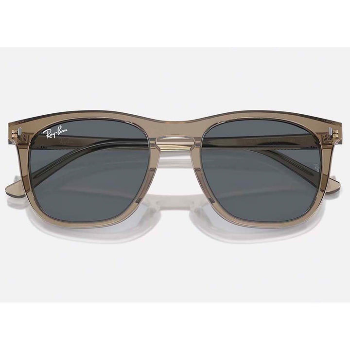 Ray Ban RB2210 53 Sunglasses Transparent Brown/Blue