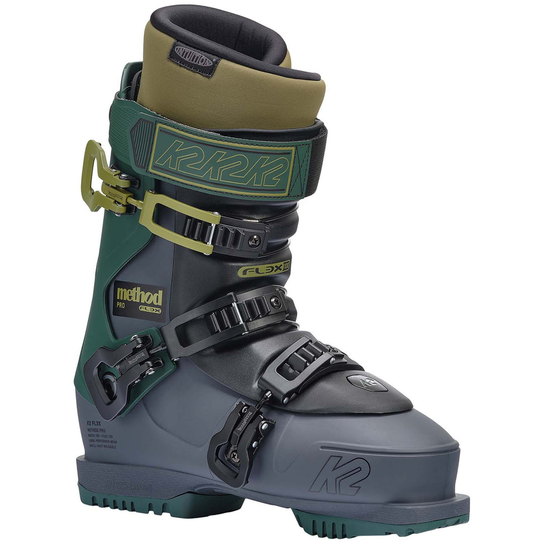 k2 fl3x method pro 2023 ski boots 28.5 and Gripwalk outsoles K2 FL3X Method Ski Boots