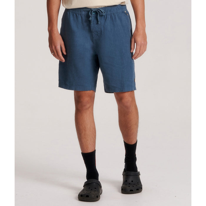 The Critical Slide Society Cruiser Linen Shorts - Men's Azure