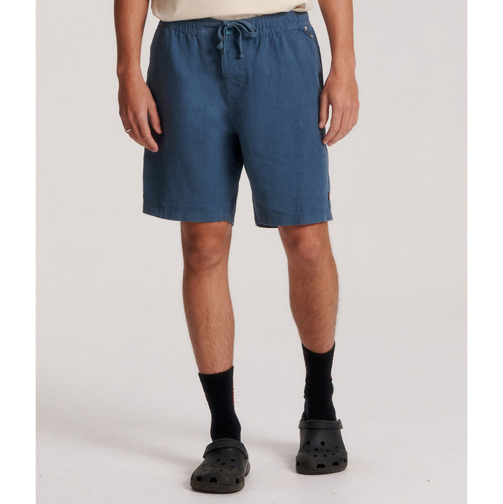 The Critical Slide Society Cruiser Linen Shorts - Men's Azure