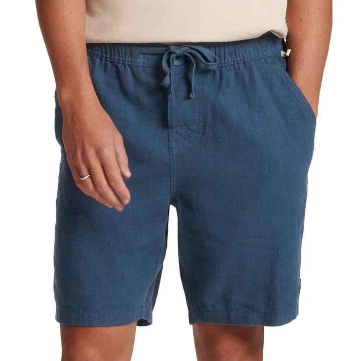 The Critical Slide Society Cruiser Linen Shorts - Men's Azure