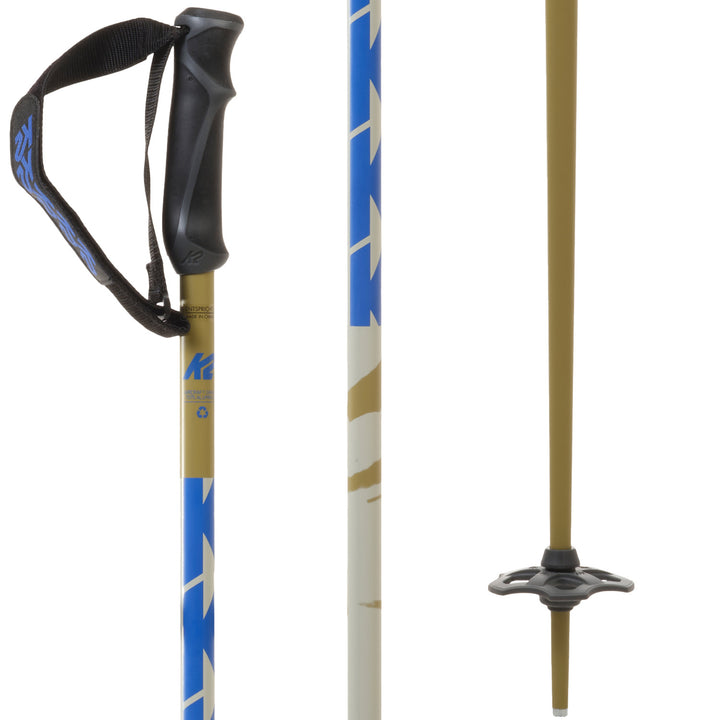 K2 Freeride 18 Ski Poles 2025 Khaki