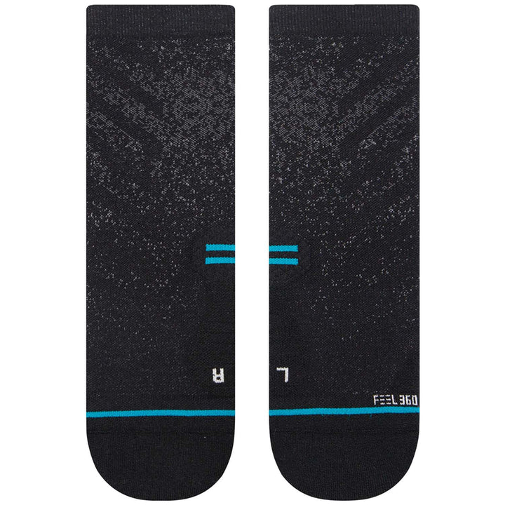 Stance Run Quarter Socks - Unisex Black