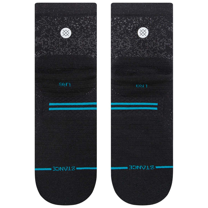 Stance Run Quarter Socks - Unisex Black