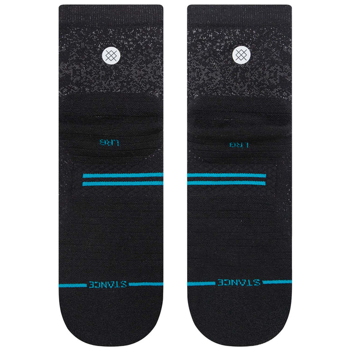 Stance Run Quarter Socks - Unisex Black