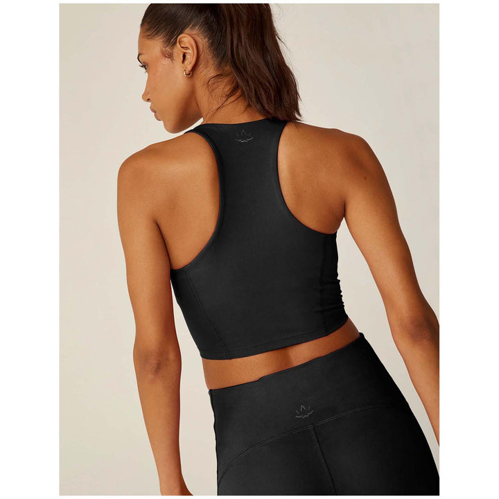 Beyond Yoga Powerbeyond Intensity Racerback Cropped Tank - Women's Black