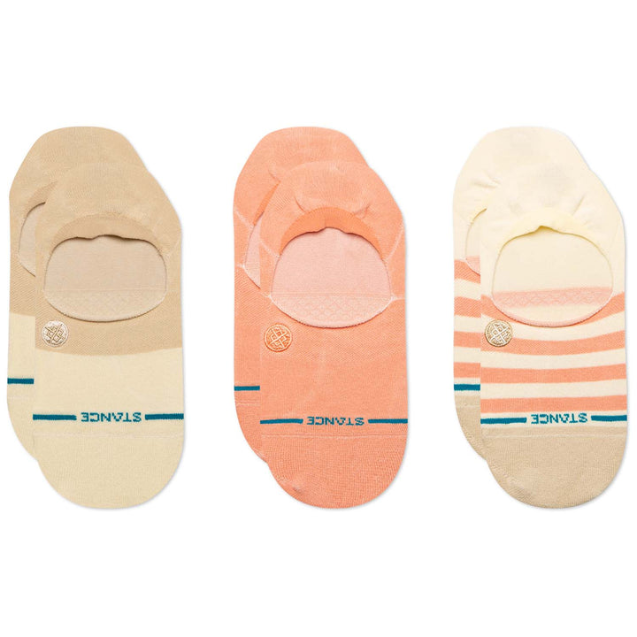 Stance Absolute 3-Packs Socks - Women's Rosesmoke