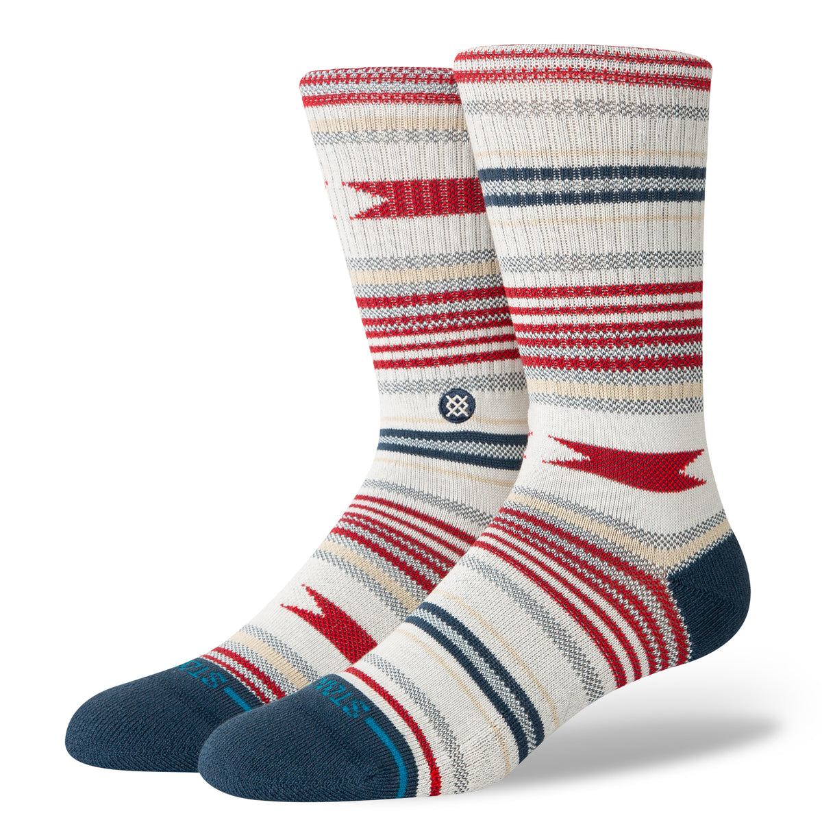 Stance Vista Cruz Crew Socks Vintagewhite