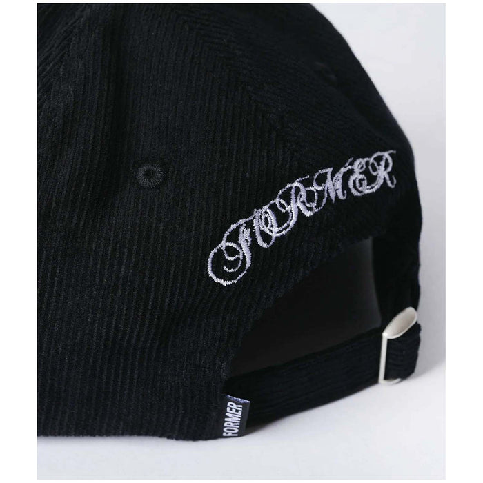 Former Valentine Cord Cap Black