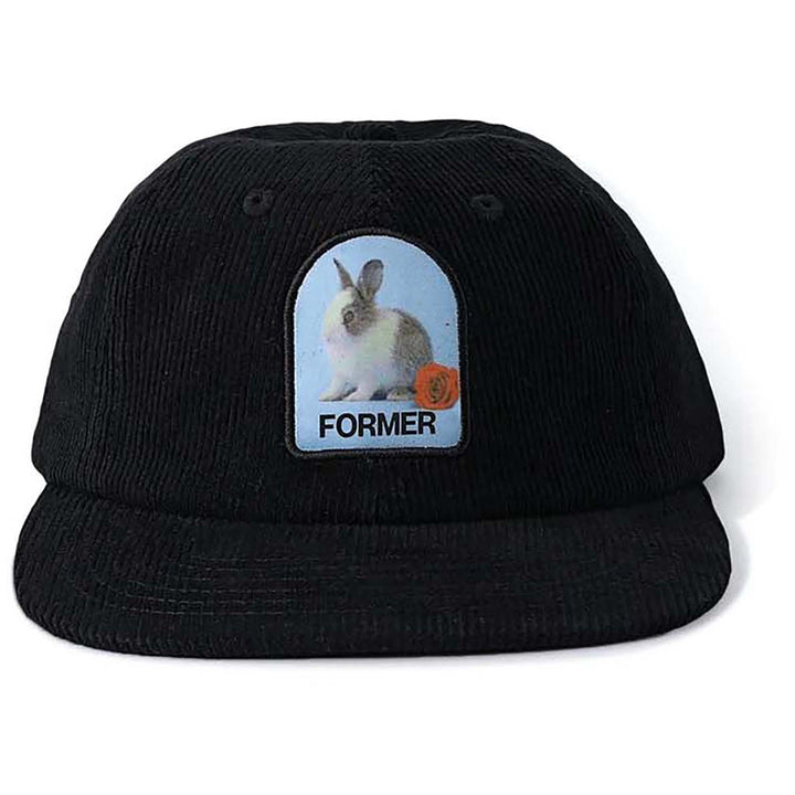 Former Valentine Cord Cap Black