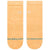 Stance Icon Washed Quarter Socks Peach