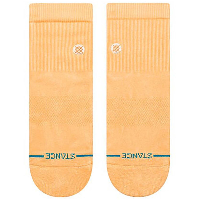 Stance Icon Washed Quarter Socks Peach