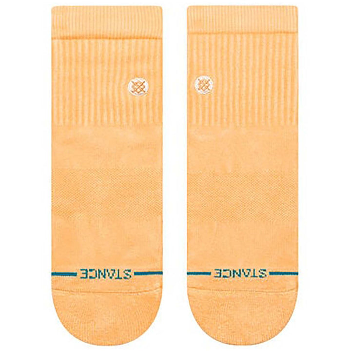 Stance Icon Washed Quarter Socks Peach