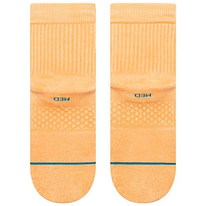 Stance Icon Washed Quarter Socks Peach