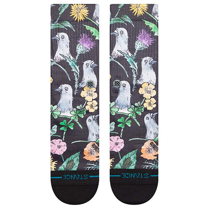 Stance Just Flocked Socks Black