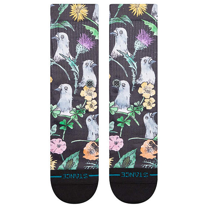Stance Just Flocked Socks Black