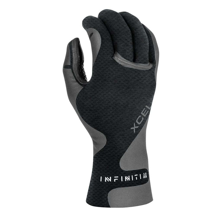 XCEL 5MM Infiniti 5-Finger Wetsuit Gloves Black/Gray