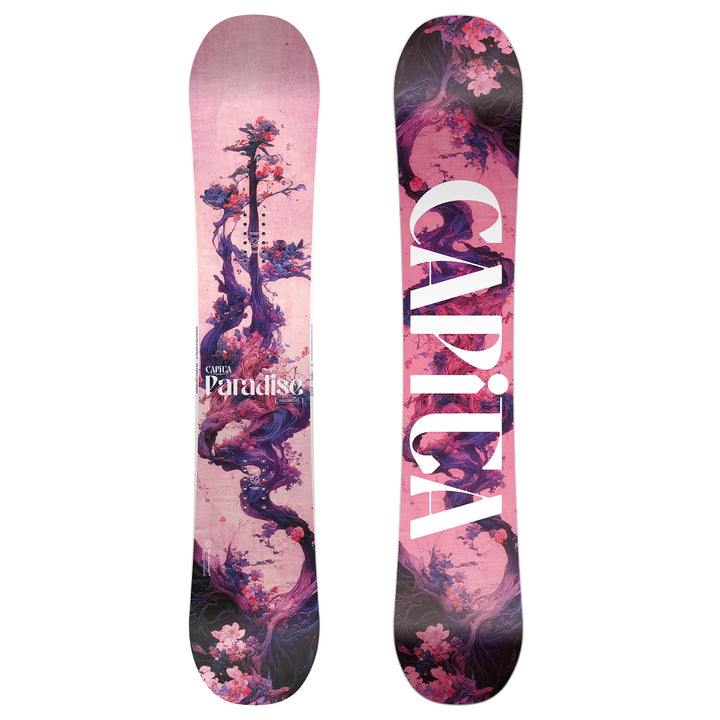 2014 womens capita snowboards Indoor Survival Wide Snowboard 2027 155 Featuring camber underfoot for controlled turns and a rockered nose and tail that floats in powder Capita Women's Birds Of A
