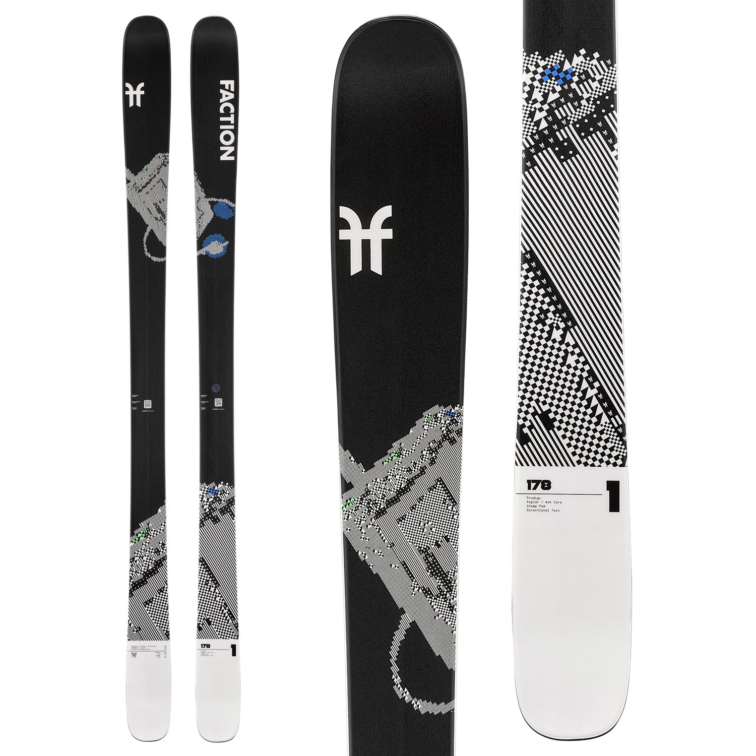 FACTION スキー　FAT TWIN ROCKER Faction Prodigy 1 Skis 2025 – evo