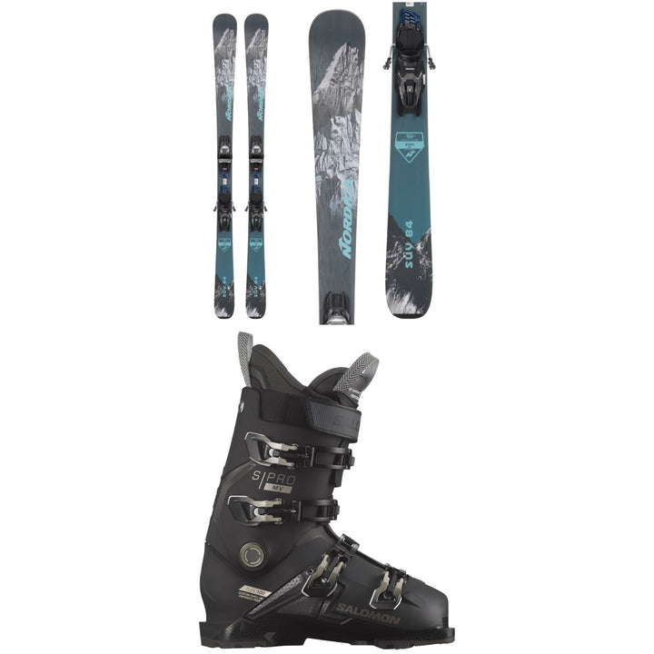 Nordica SUV 84 + TP2 Compact FDT Ski Bindings + Salomon S/Pro MV 100 Ski Boots 2024