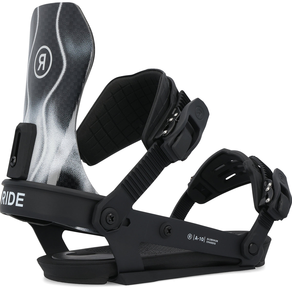 Ride A-10 Snowboard Bindings 2025 Black