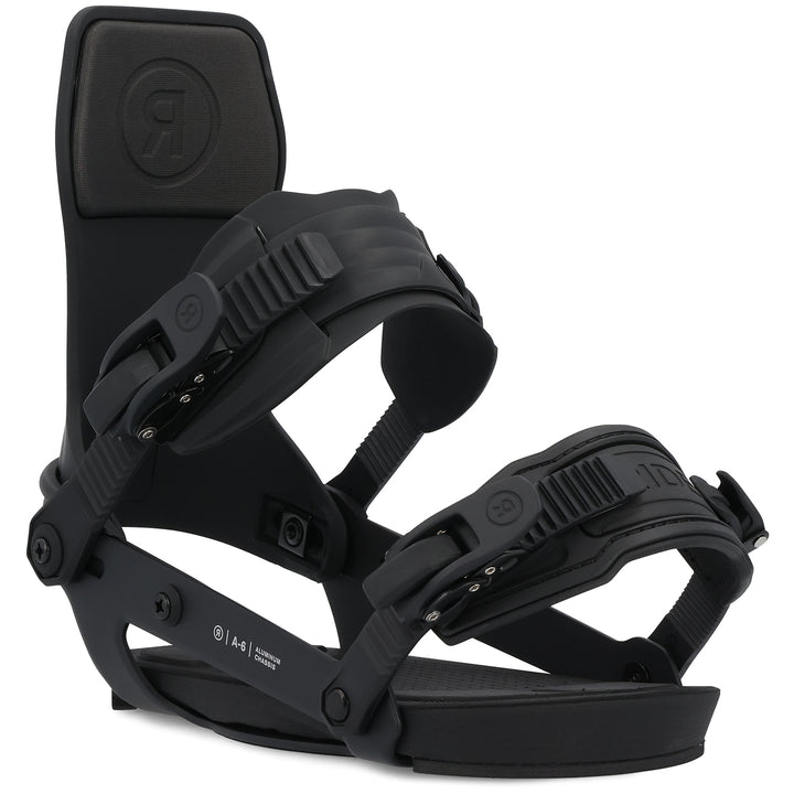 Ride A-6 Snowboard Bindings 2025 Black