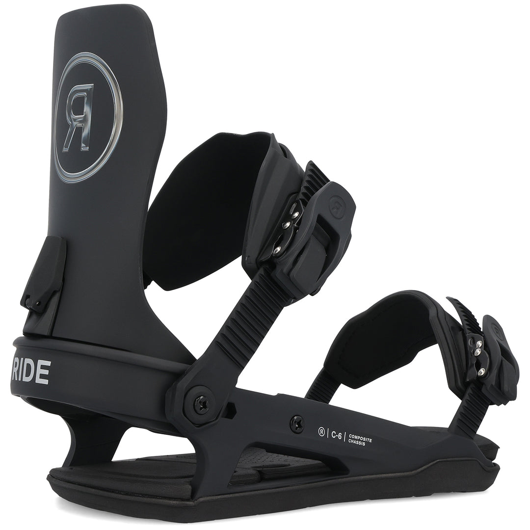 ride c-6 snowboard bindings 2023 Ride C-6 Snowboard Bindings Black M men