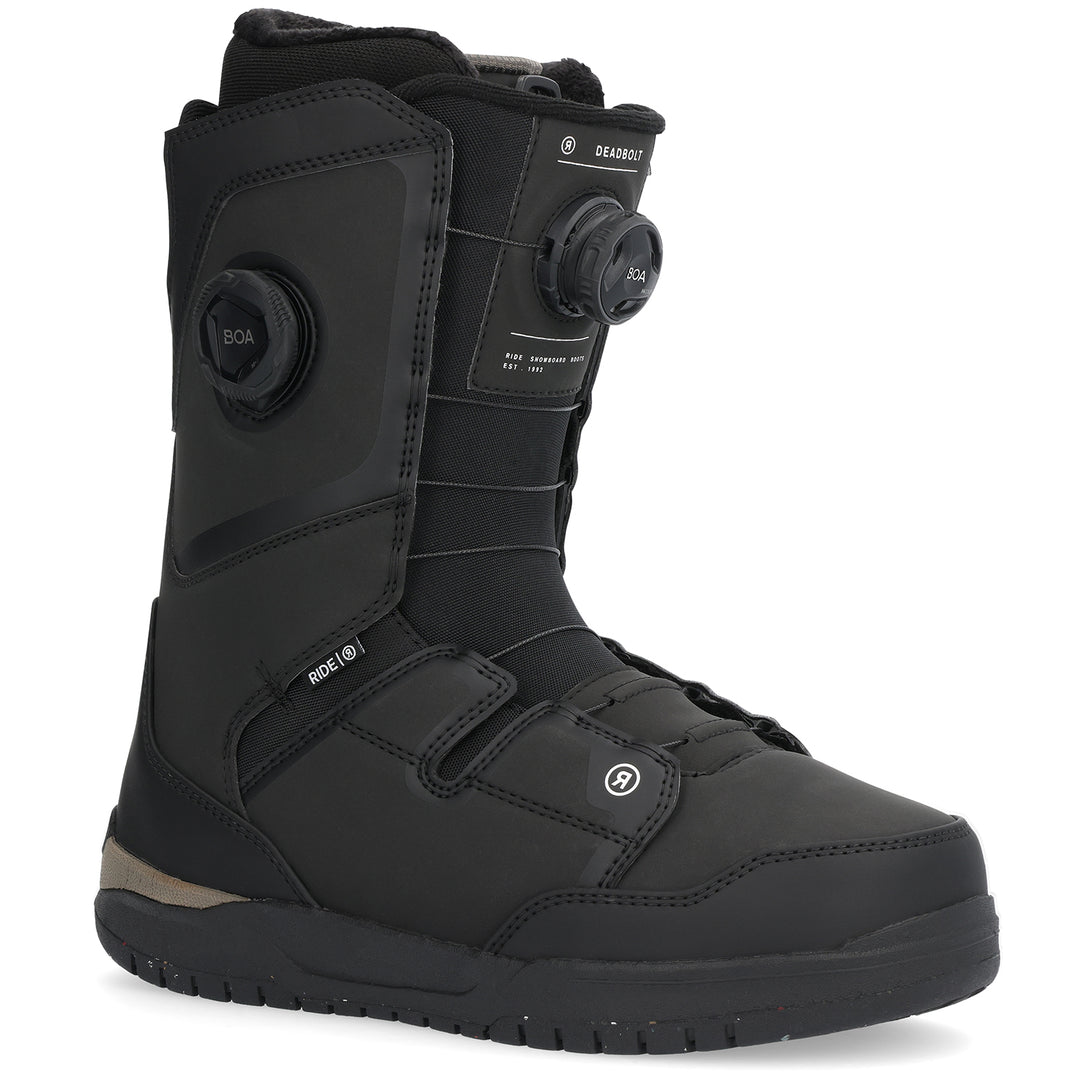 ride deadbolt zonal snowboard boots 2023 Ride Deadbolt Zonal Men Snowboard Boots Black / 10