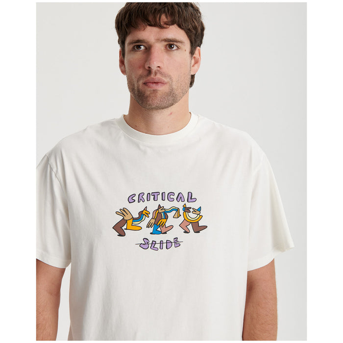 The Critical Slide Society Fauna T-Shirt - Men's Vintage White