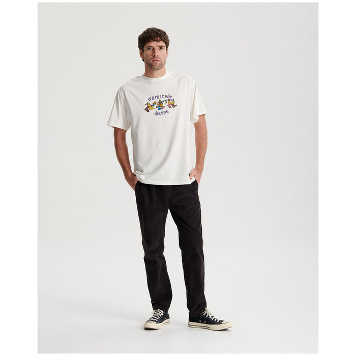 The Critical Slide Society Fauna T-Shirt - Men's Vintage White