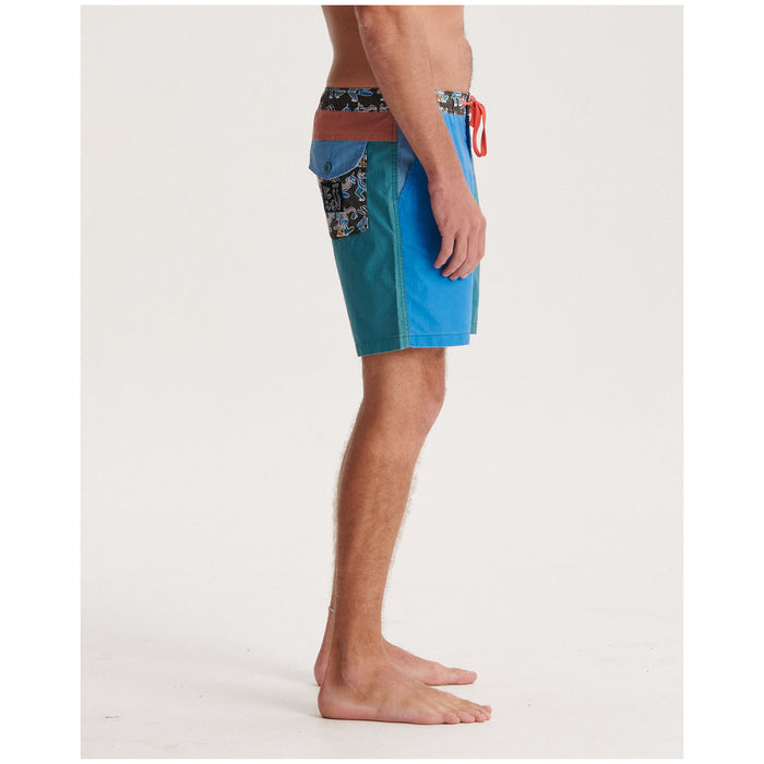 The Critical Slide Society Fauna 17" Trunks - Men's Teal