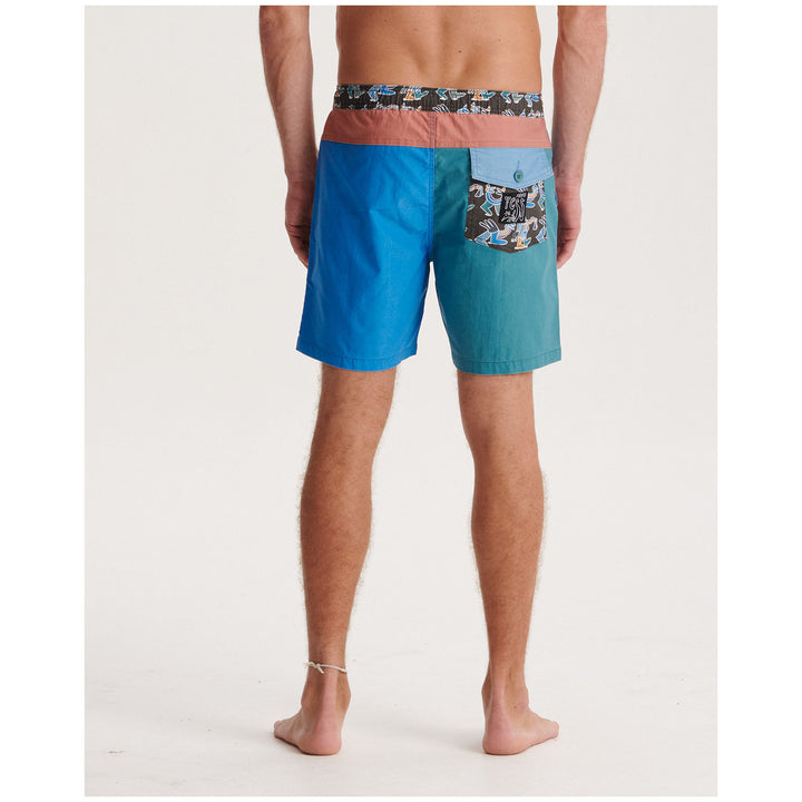 The Critical Slide Society Fauna 17" Trunks - Men's Teal