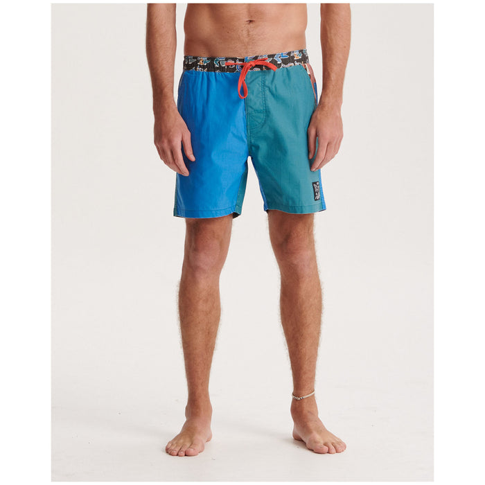 The Critical Slide Society Fauna 17" Trunks - Men's Teal