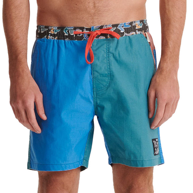 The Critical Slide Society Fauna 17" Trunks - Men's Teal