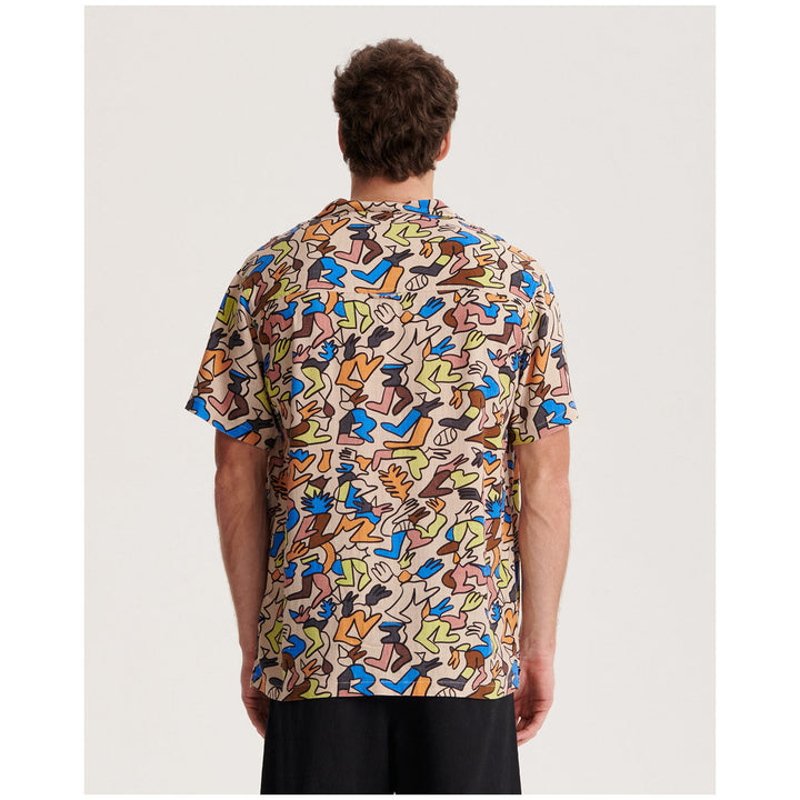 The Critical Slide Society Gus Goes West Short-Sleeve Resort Shirt - Men's Tan