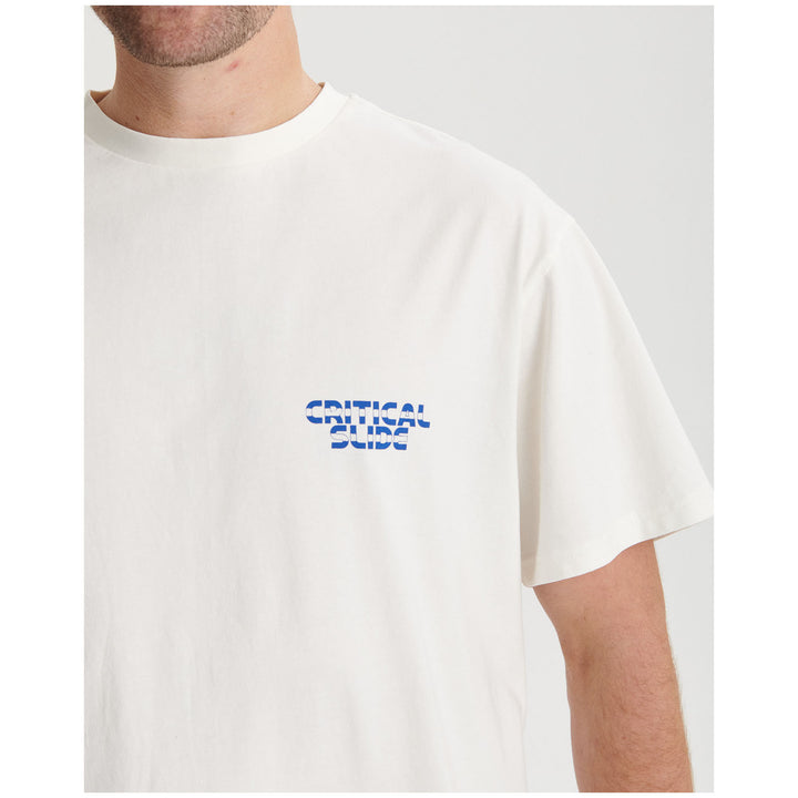 The Critical Slide Society Wave Machine T-Shirt - Men's Vintage White