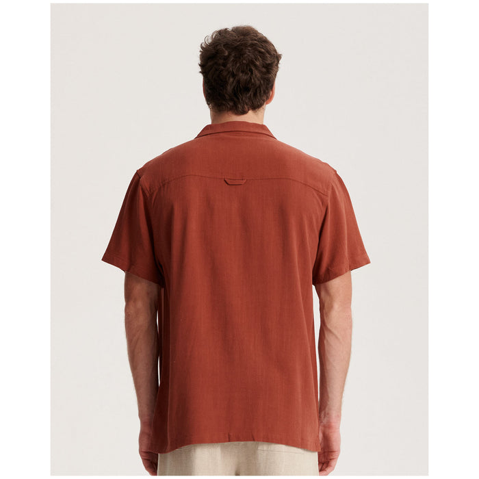 The Critical Slide Society Ernie Short-Sleeve Resort Shirt - Men's Terracotta