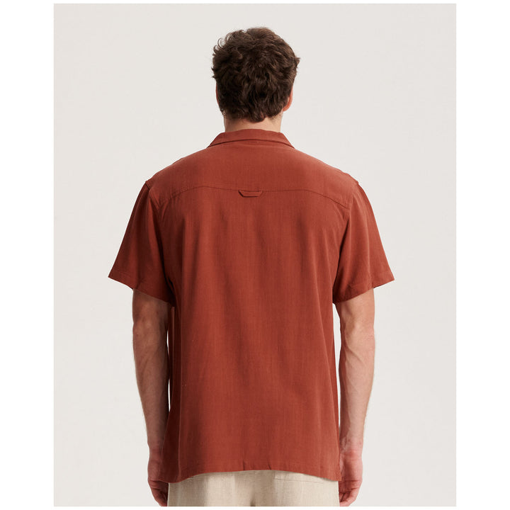 The Critical Slide Society Ernie Short-Sleeve Resort Shirt - Men's Terracotta