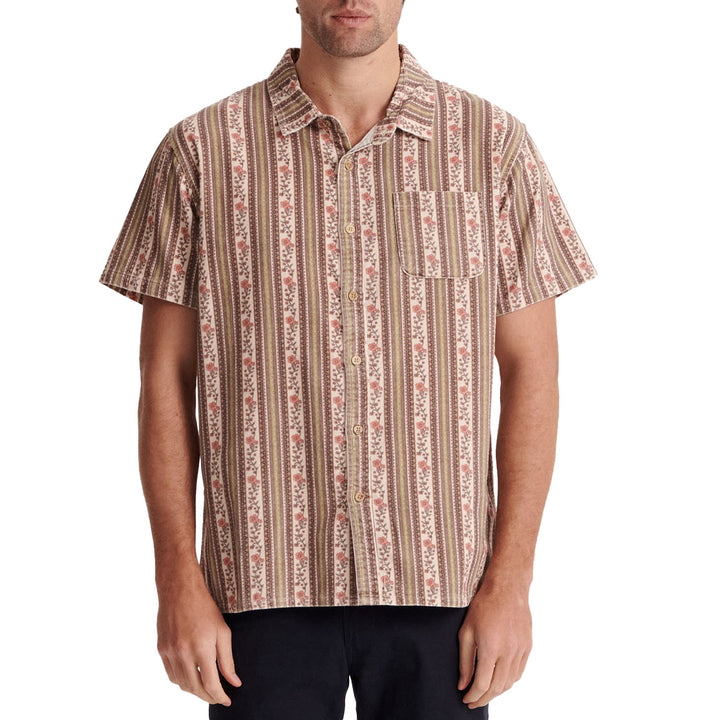 The Critical Slide Society Walker Short-Sleeve Shirt - Men's Ecru