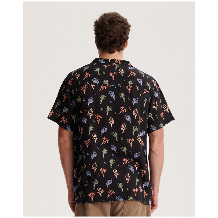 The Critical Slide Society Reefing Short-Sleeve Shirt - Men's Vintage Black