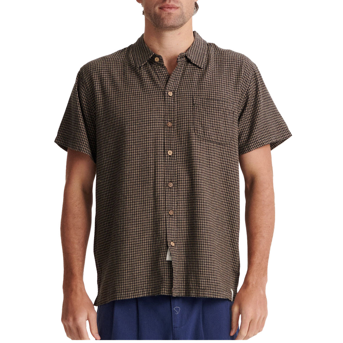 The Critical Slide Society Rounder Short-Sleeve Shirt - Men's Brown
