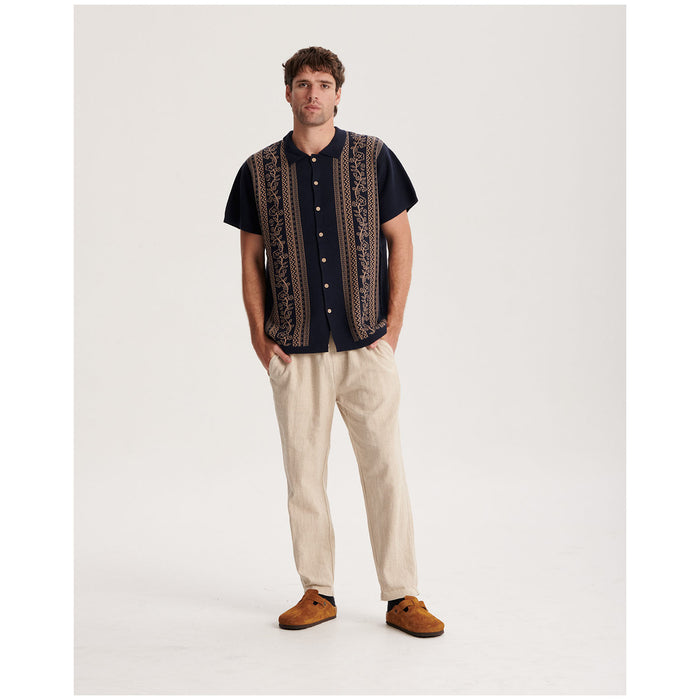 The Critical Slide Society Walker Knit Shirt - Men's Navy