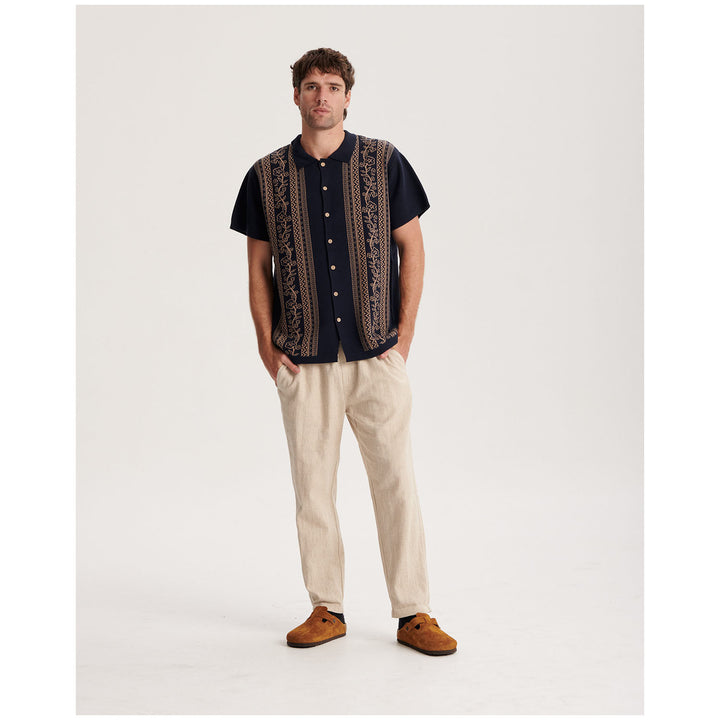 The Critical Slide Society Walker Knit Shirt - Men's Navy