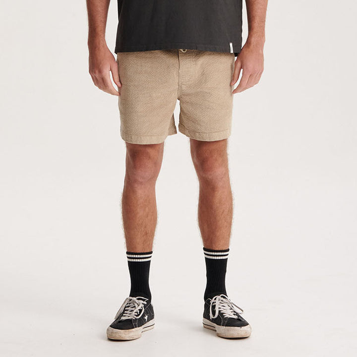 The Critical Slide Society Fever Waffle Shorts - Men's Sand